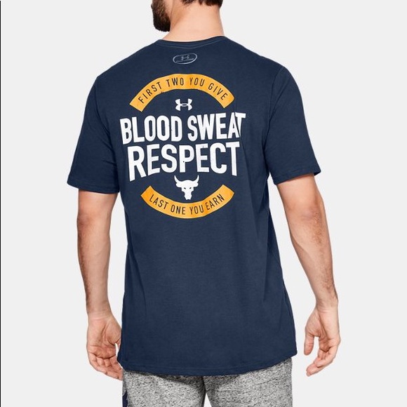 under armour blood sweat respect t shirt